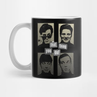 oneders// black white design T-Shirt Mug